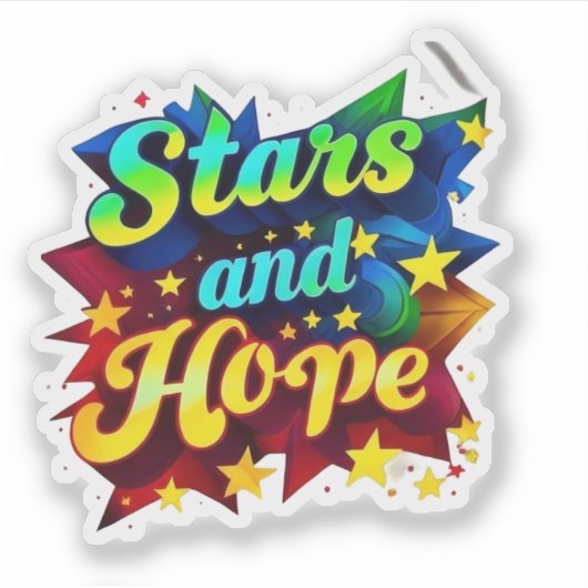 "Galactische dromen" Sticker (Voorkant)