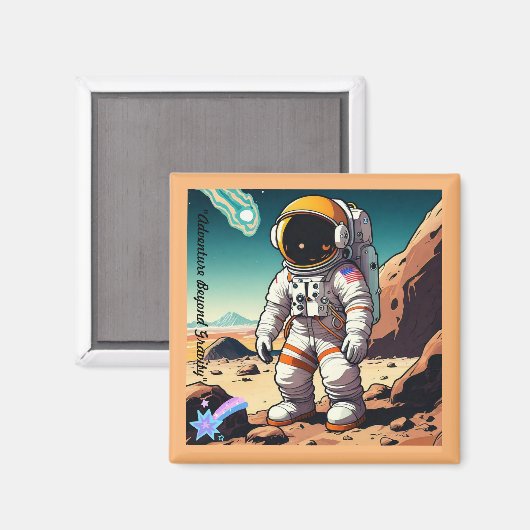 "Galactische Explorer" Magneet (Voorkant / Achterkant)