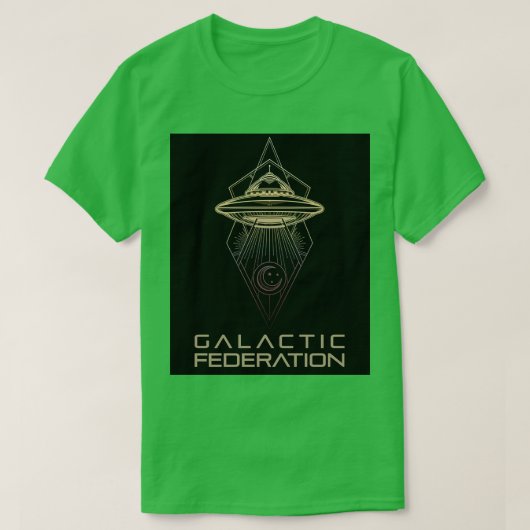 Galactische Federatie van Licht T-shirt (Design voorkant)