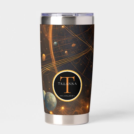 Galactische fluistering geïsoleerde drinkbeker (Voorkant)