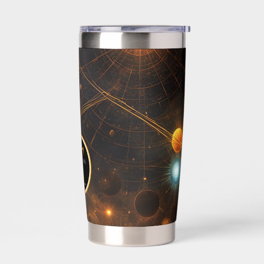 Galactische fluistering geïsoleerde drinkbeker (Links)