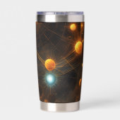 Galactische fluistering geïsoleerde drinkbeker (Achterkant)