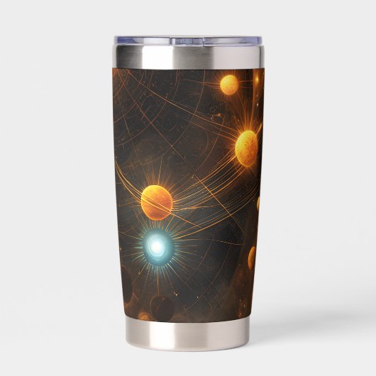 Galactische fluistering geïsoleerde drinkbeker (Achterkant)