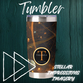 Galactische fluistering geïsoleerde drinkbeker