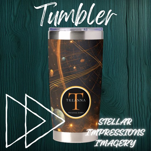 Galactische fluistering geïsoleerde drinkbeker