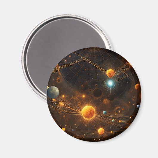 Galactische fluistering magneet (Voorkant / Achterkant)