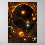 Galactische fluistering poster (Voorkant)
