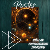 Galactische fluistering poster