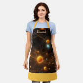 Galactische fluistering schort (Gedragen)