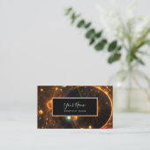 Galactische fluistering visitekaartje (Staand voorkant)