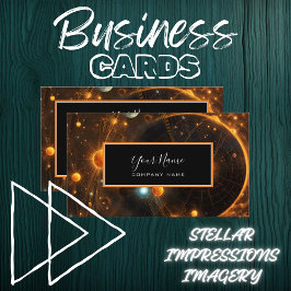 Galactische fluistering visitekaartje