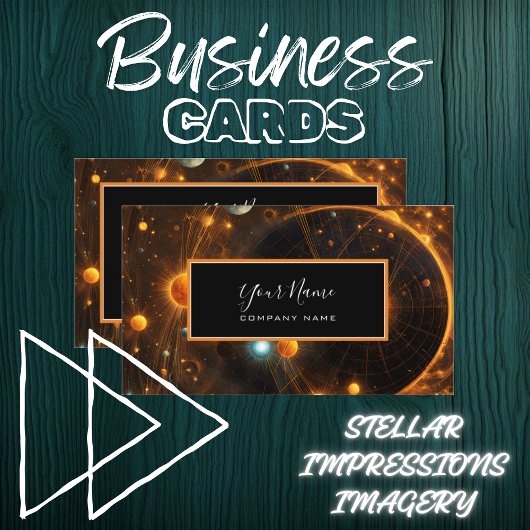 Galactische fluistering visitekaartje