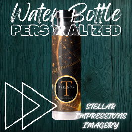 Galactische fluistering waterfles