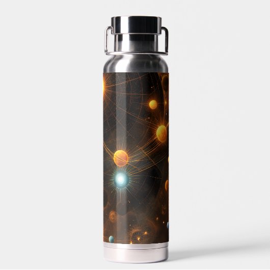 Galactische fluistering waterfles (Achterkant)