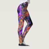 Galactische fractals Leggings (Rechts)