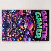 Galactische gamer legpuzzel (Horizontaal)