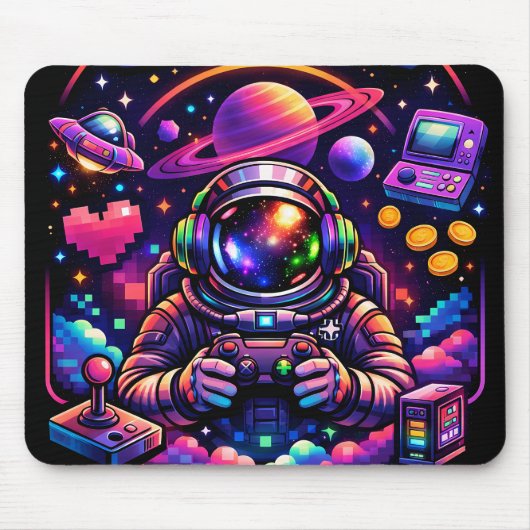 Galactische gamer van mij muismat (Voorkant)