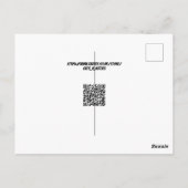 Galactische Ginger Taby in een kosmische ruimte av Briefkaart (Achterkant)