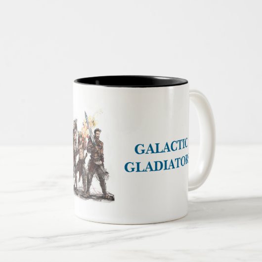 Galactische Gladiatoren Mok 2 (Voorkant rechts)