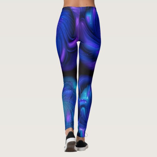 Galactische Glimmer Leggings (Achterkant)