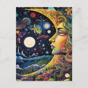 Galactische Godin Briefkaart