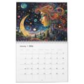 Galactische Godinnen en Sterrennachten Kalender (Jan 2026)