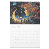 Galactische Godinnen en Sterrennachten Kalender (Jan 2026)