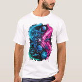 Galactische Graffiti - Street art T-shirt (Voorkant)