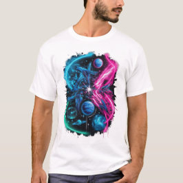 Galactische Graffiti - Street art T-shirt