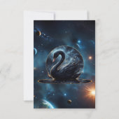 Galactische Gratie: De Zwarte Zwaan.  Bedankkaart (Achterkant)
