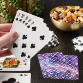 Galactische harten en pijlen pokerkaarten (Insitu)