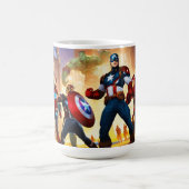 Galactische helden vechten tegen theeglas koffiemok (Center)