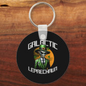 Galactische Kabouter Saint Patricks Day Alien Avon Sleutelhanger (Voorkant)