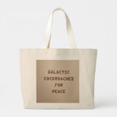 Galactische kakkerlakken grote tote bag (Achterkant)