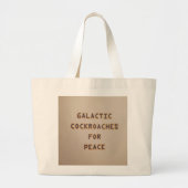 Galactische kakkerlakken grote tote bag (Voorkant)