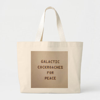 Galactische kakkerlakken grote tote bag