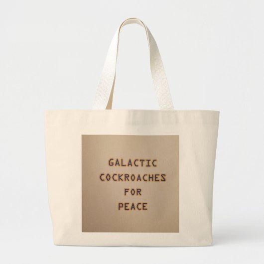 Galactische kakkerlakken grote tote bag (Voorkant)
