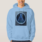 Galactische Kerst: Vakantie Hoodie met Ruimtethema (Voorkant)