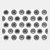 Galactische Kerst Verpakking Papieren Set – Celest Inpakpapier Vel (Voorkant 2)