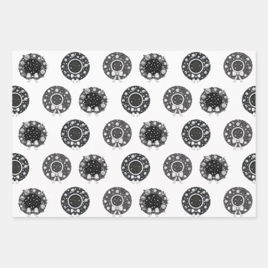 Galactische Kerst Verpakking Papieren Set – Celest Inpakpapier Vel (Voorkant 2)