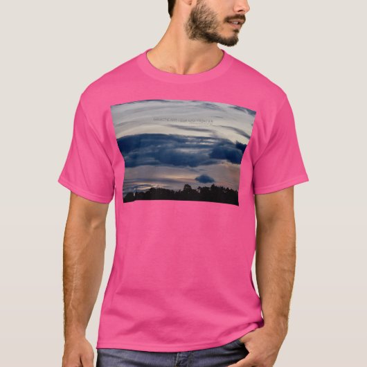 Galactische kunst - onze nieuwe grens t-shirt (Voorkant)