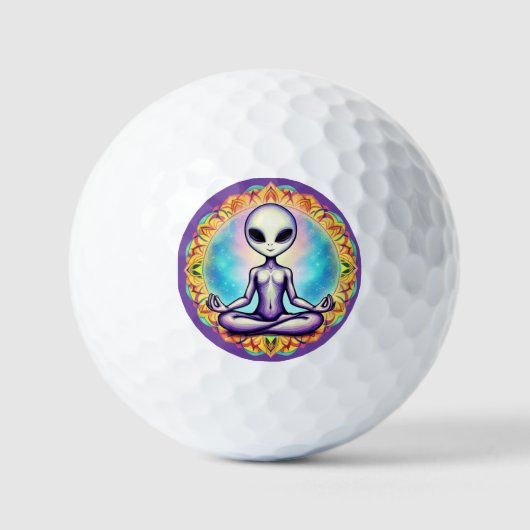 Galactische meditatie golfballen (Voorkant)