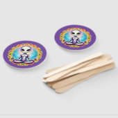 Galactische meditatie handwaaier (Niet-gemonteerd)