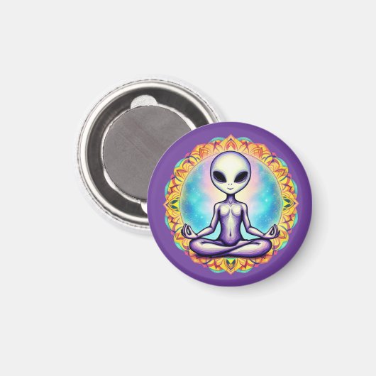 Galactische meditatie magneet (Voorkant / Achterkant)