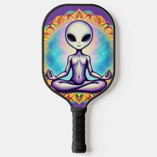 Galactische meditatie pickleball paddle (Voorkant)