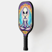 Galactische meditatie pickleball paddle (Links)