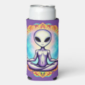 Galactische meditatie seltzer blikjeskoeler (Seltzer Voorkant)