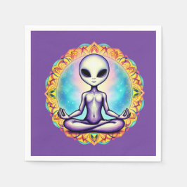 Galactische meditatie servet