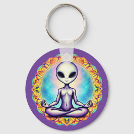 Galactische meditatie sleutelhanger
