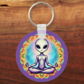 Galactische meditatie sleutelhanger (Achterkant)